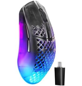 Resim Steelseries Aerox 3 Wireless Gen 2 - Shadow 4K Kablosuz Gaming Mouse 
