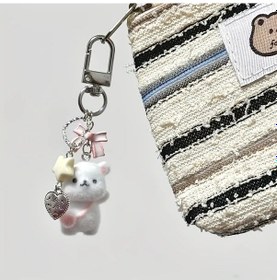 Resim Cloud011 Sevimli Ayı Sırt Çantası Anahtarlık Oyuncak Kız Çocuk Hediyesi Günlük Kullanım 