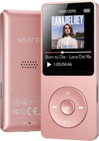 Resim AGPTEK MP3 Çalar 32 GB Bluetooth 5.3, 1.8 İnç Ekran, 70 Saat Çalma Süresi 