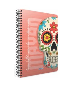Resim Mayan Spiralli Karton Kapaklı 80 Yaprak Kareli Defter 435700 