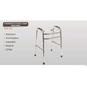 Resim Viomedi WK-02 İthal Walker Yürüteç Çift Barlı 