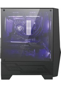 Resim Msi Mag Forge 100M 2x RGB 1x120 MM Fan Temperli Cam Atx Gaming Bilgisayar Kasası 