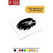 Resim Kartalın Kafası Sticker Oto Motor Laptop Duvar Folyo Sticker 15 X 12 Cm 