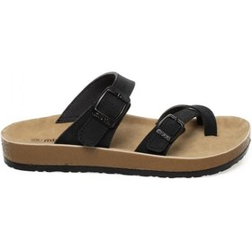 Resim Muya 31030z Anny Parmak Arası Siyah Kadın Terlik Siyah 