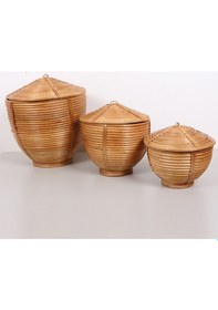 Resim Himari Rattan 35x40 Cm. Büyük Saklama Kutusu Bej 