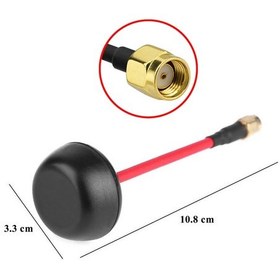 Resim 5.8Ghz RpSma Erkek Anten Esnek Dairesel Polarize Omni Mantar Anten RC FPV Drone Multicopter 