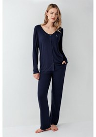 Resim Arnetta Kadın Lacivert Pijama Takımı Ar3460-s-v1 Lacivert 