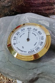 Resim Weather Forecast Çelik Humidor Puru Kutuları İçin Higrometre Nem Ölçer thr174 