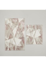 Resim Linens Triza 2'li 60x100 / 50x60 Cm Banyo Paspas Seti Rose Rose 