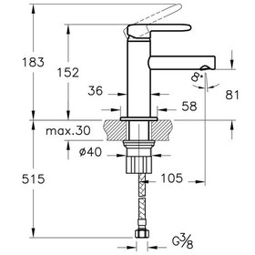 Resim Vitra Sento Çocuk Lavabo Bataryası Sarı - Yeşil A4266646 