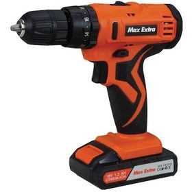 Resim Max Extra MX1825D 18V 1.3Ah Çift Akülü Darbeli Matkap Vidalama 