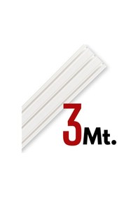 Resim Tümray 3 Raylı Korniş Perde Rayı Kaliteli Sağlam Ambalaj 3 Metre 