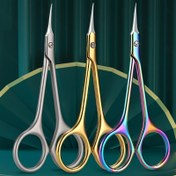 Resim 1 adet Profesyonel Tırnak Kesici ve Çekiç - Ergonomik Tutuşlu Paslanmaz Çelik Hassas Makaslar, Pedikür, Manikür, Tırnak Bakımı için 20mm Düz Bıçaklar - Kuru Çatlamış Hafif Bej, Pedikür Araçları, Şık Metalik Kaplama, Pürüzsüz Bıçak Tasarımı 