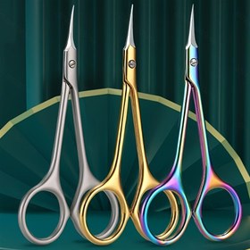 Resim 1 adet Profesyonel Tırnak Kesici ve Çekiç - Ergonomik Tutuşlu Paslanmaz Çelik Hassas Makaslar, Pedikür, Manikür, Tırnak Bakımı için 20mm Düz Bıçaklar - Kuru Çatlamış Hafif Bej, Pedikür Araçları, Şık Metalik Kaplama, Pürüzsüz Bıçak Tasarımı 