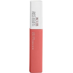 Resim Maybelline super stay matte ink fırçalı ruj 130 self-starter 