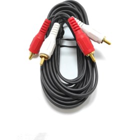 Resim Thomson 5 mt 2 Rca 2 Rca Gold Ses Kablosu 