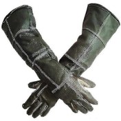 Resim Hayvan Bakımı İçin Veteriner Eldivenleri, Isırık Ve Çiziklere Karşı Deri Zırh 