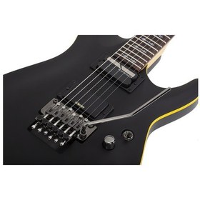 Resim Schecter Demon-6 Fr-s Elektro Gitar Aged Black Satin 