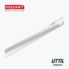 Resim Mozart Blades 91.040 9mm Standart Kır-at Bıçak 10'lu Yedek 