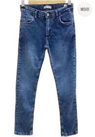 Resim Jack Lions Mojo Unisex Çocuk Boru Paça Likralı Kot Pantolon 2276 Kot Mavi 