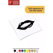 Resim Dudak - Araç, Oto, Laptop, Duvar Uyumlu Sticker 70 42 Cm 