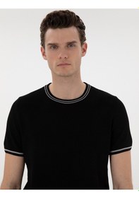 Resim Pierre Cardin Erkek Siyah Kazak /triko 50306045-vr046 Siyah 