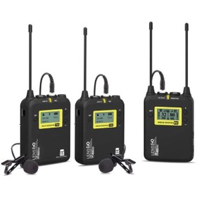 Resim Lensgo Lwm 328C Kablosuz İkili Yaka Mikrofonu Seti 