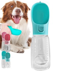 Resim Yürüyüş ve Seyahat için Sızdırmaz Taşınabilir Köpek Su Sebili - Hareket Halindeyken Evcil Hayvanınızı Nemli Tutun 