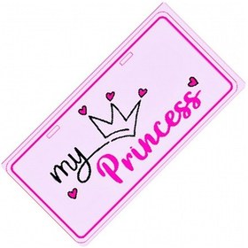 Resim My Princess Yazılı Sök-tak-pratik Vantuzlu Yeni Nesil Dekor Pl 