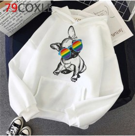 Resim GALASHOP Fransız Bulldog Hoodies Kapşonlumod412 