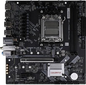 Resim COLORFUL BATTLE-AX B850M-T WIFI V14 AMD AM5 DDR5 4800MHz mATX Gaming (Oyuncu) Anakart 