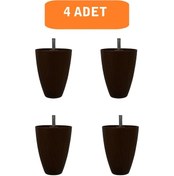 Resim Homdep Kanepe Koltuk Tv Ünitesi Konsol Yükseltme Adalya Model Plastik Ayak 10 Cm Ceviz Renk 4 Adet Ceviz 