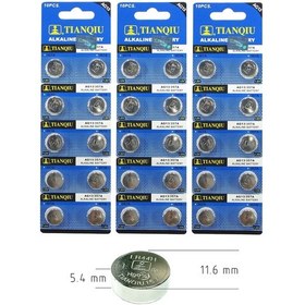 Resim Tianqiu AG13/357A 1.5V Alkalin Pil 10 x 3'lü 