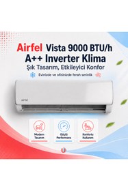 Resim Airfel VİSTA SERİSİ 2026 9.000 BTU/H A++ İNVERTER KLİMA R32 