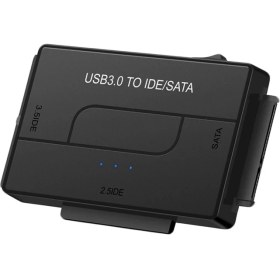 Resim Flameer 3-In-1 Sata / Ide USB 3.0 Adaptör Seti 2,5 "/3.5" Inç Ide ve Sata'ya Uyar (Yurt Dışından) 