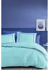 Resim Yataş Terri Çift Kişilik Ranforce Nevresim Takımı - Turkuaz 