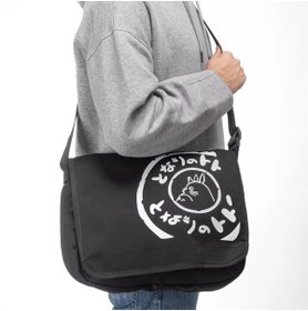 Resim Violon Gothic Baskılı Unisex Postacı Çantası 