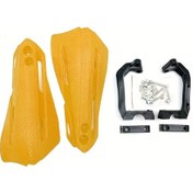 Resim Tongdashop 2 Adet Evrensel 7/8'' 22mm Motosiklet Motocross Atv Koruyucu Elcik Sarı 