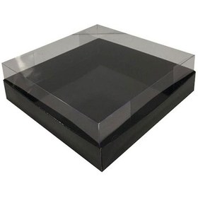 Resim Asetat Kapaklı Karton Kutu Havlu Kutusu 20X20X5 Cm 10 Adet Si 