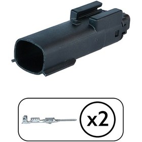 Resim Sıcaklık Sensör Soketi Dişi 2 Pin Kablosuz 