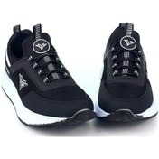 Resim Erkek Siyah Beyaz Bağcıksız Esnek Çok Hafif Günlük Sneaker Spor Ayakkabı Siyah - Beyaz 