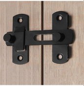 Resim Paslanmaz Çelik Kapı Mandalı Tutucu Emniyet Sıkışma Önleyici El Kapısı Çevirmeli Sürgü Mandalı Kilidi Küçük 