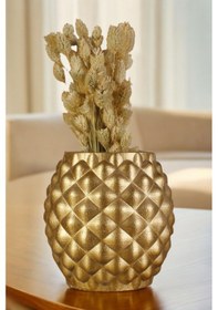 Resim Dekoratif Vazo El Yapımı Altın Renk Model 38 Karışık 