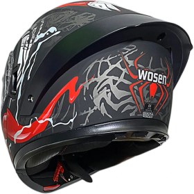 Resim Wosen Çene Açılır Kask WS-202 H1 Mat Siyah 