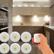 Resim 6 adet Modern LED Yatak Yanı Lambaları Hareket Sensörü, 30 Dakikalık Zamanlayıcı, 3 Aydınlatma Modu, Sıcak Beyaz, Pil Olmadan, Uzaktan Kumanda, 4.57 Metre Menzil, 12W Güç, Mat Bitiş, Yatak Odası ve Dolap Aydınlatması için, Yatak Odası Aydınlatması | Modern Lamba Tasarımı | Hareket Aktive Lamba, Yatak Odası için LED Işıklar 