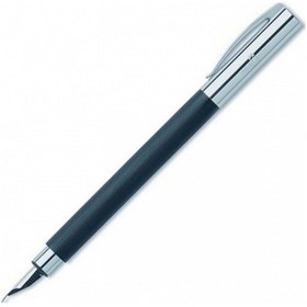 Resim Faber-castell Ambıtıon Siyah Dolma Kalem M Uç Çok Renkli 