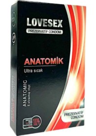 Resim Lovesex Prezervatif Anatomik & Ultra Sıcak Kondom 10'lu 