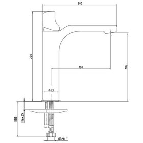 Resim Eca Myra Orta Boy Lavabo Bataryası Kırmızı 104308983 