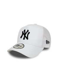 Resim New York Yankees Beyaz Trucker 12285467 Şapka Beyaz 