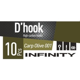 Resim Daiwa Infinity Carp Olive 001 Iğne (10 Adet) 